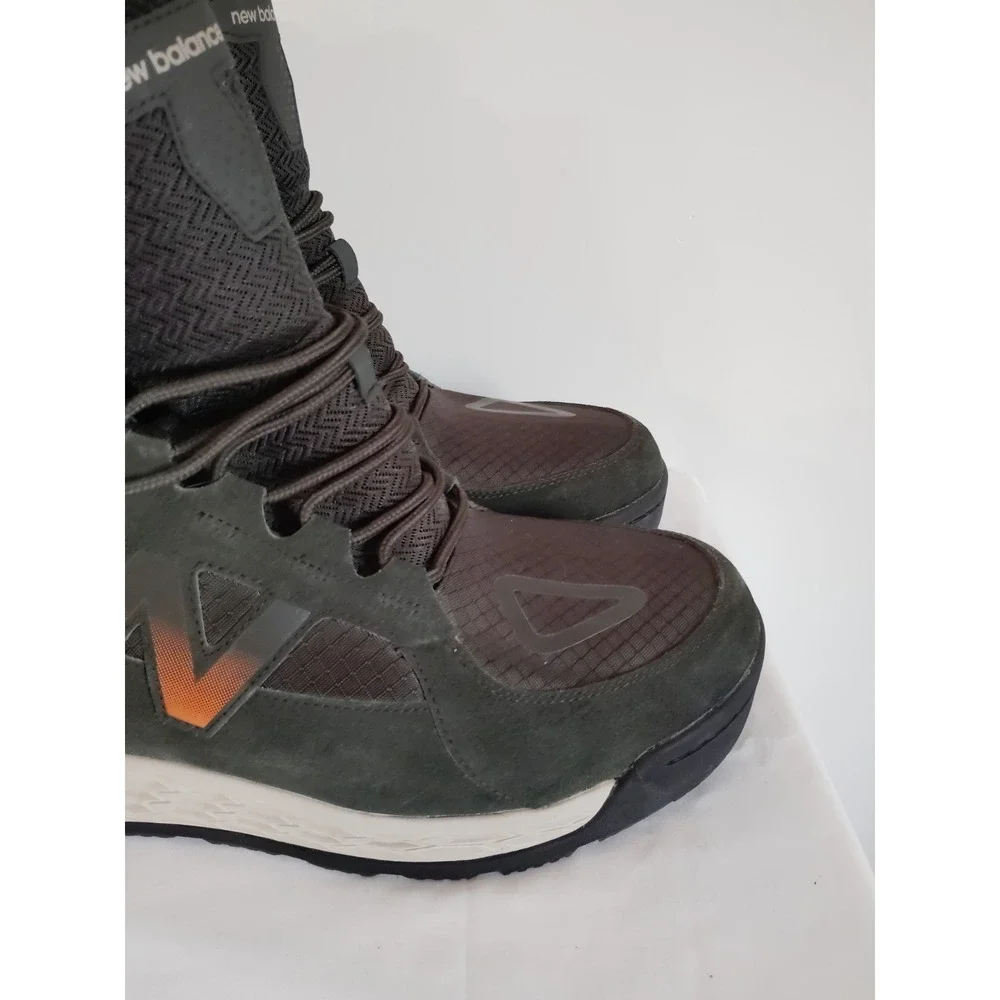 NWOT New Balance BM1000GR Winter Waterproof Hiking Boots Olive Orange Men 16
